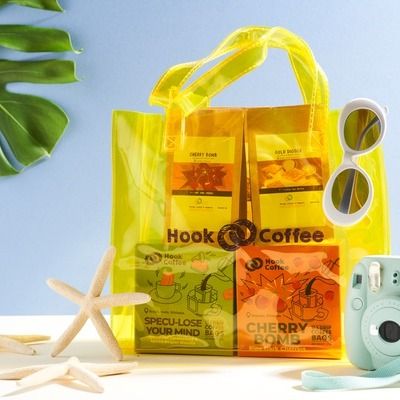 Hook Coffee Travel Tote Bag
